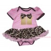 Light Pink Baby Bodysuit Giraffe Light Pink Pettiskirt & Giraffe Bow Birthday Gift Print JS4575